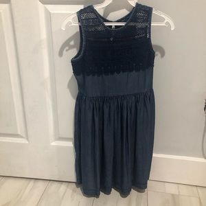 Girls denim dress